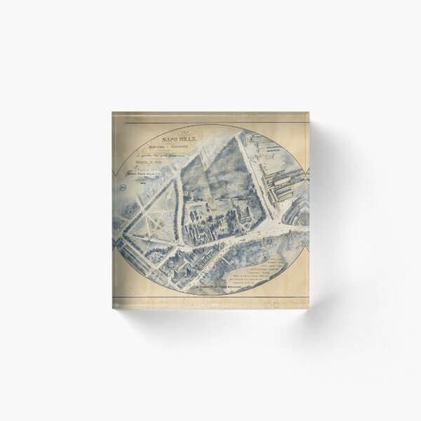 Sand Hills Burying Grounds Acrylic Block