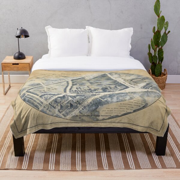 Sand Hills Burying Grounds Throw Blanket