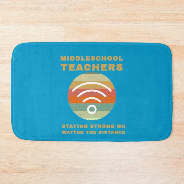 Item preview, Middle School Teachers Staying Strong No Matter the Distance designed and sold by WordsmithNerd.