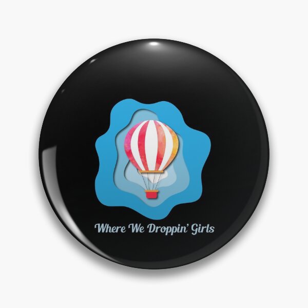 Item preview, sky blue Where we droppin girls papercut texture  designed and sold by anins-azuree.