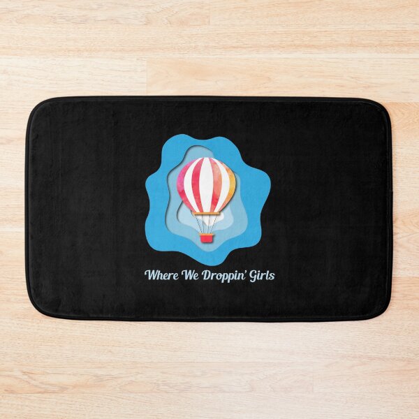 Item preview, sky blue Where we droppin girls papercut texture  designed and sold by anins-azuree.