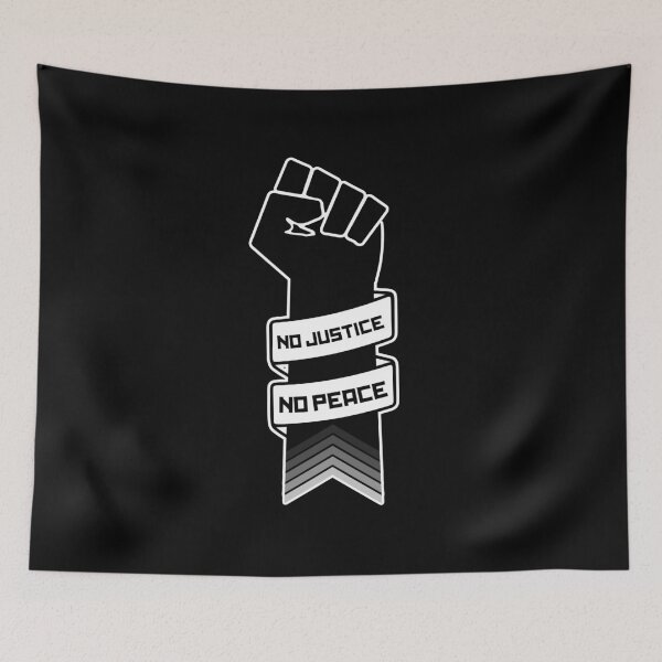 Item preview, BLM/No Justice No Peace designed and sold by MikeTheGinger94.