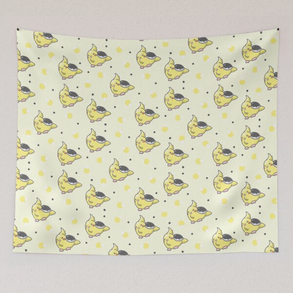 Item preview, Cute Cockatiel Pattern designed and sold by AdoraBirdArt.