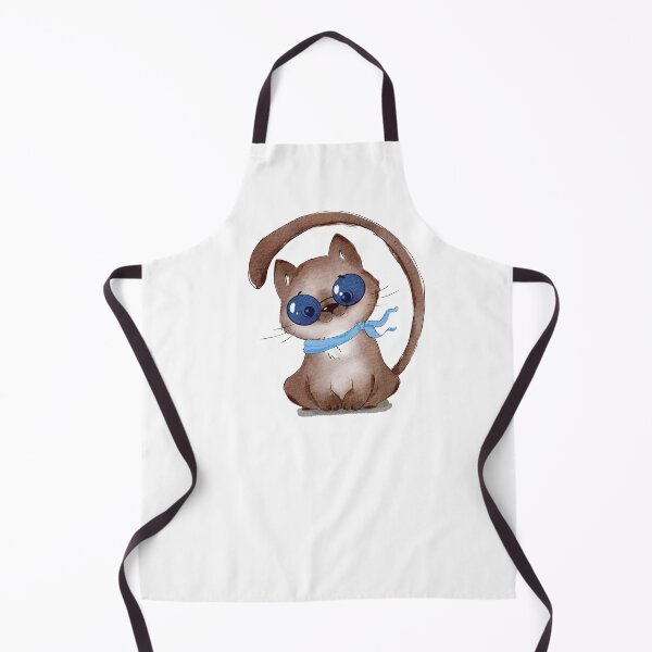 Item preview, Cute kitten with glasses designed and sold by Shilovka.