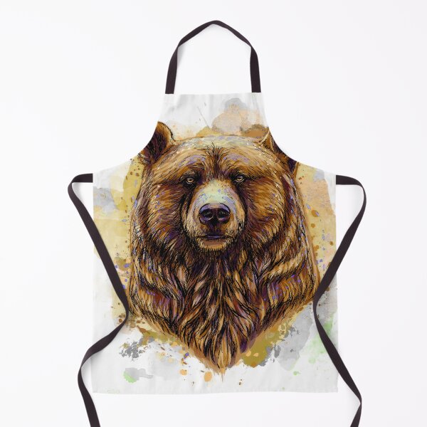Item preview, Watercolor Grizzly Bear designed and sold by SoccaTamam.