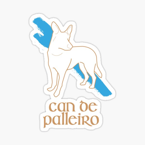 Can de Palleiro (blue / brown version - no filling) Sticker