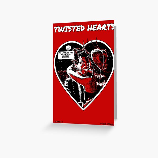 Twisted Hearts #4 Greeting Card
