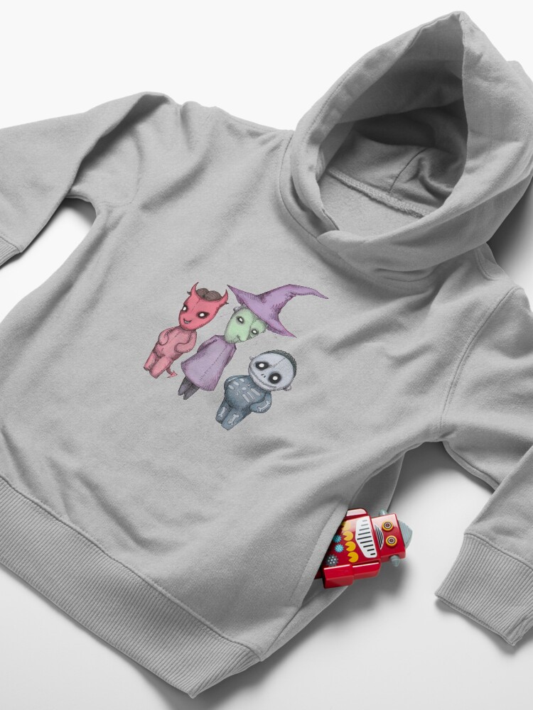 Alternate view of Lock Shock Barrel Nightmare Before Christmas Toddler Pullover Hoodie