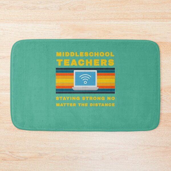Item preview, Middle School Teachers Staying Strong No Matter the Distance designed and sold by WordsmithNerd.