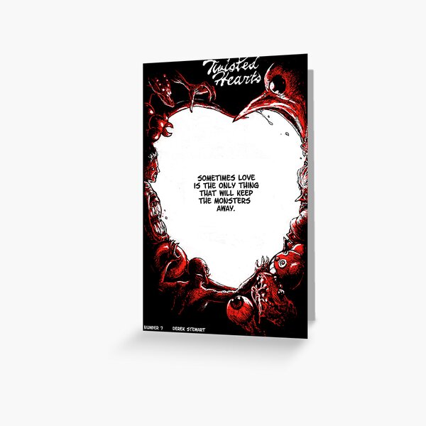 Twisted Hearts #7 Greeting Card