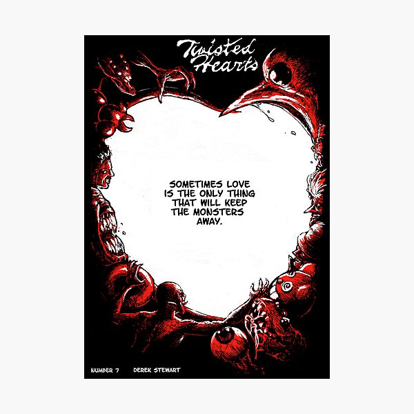 Twisted Hearts #7 Photographic Print