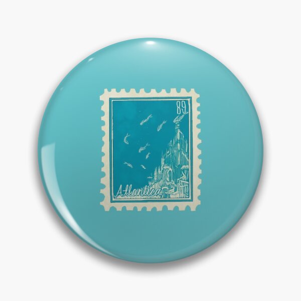 Item preview, atlantica postage stamp designed and sold by workofari.
