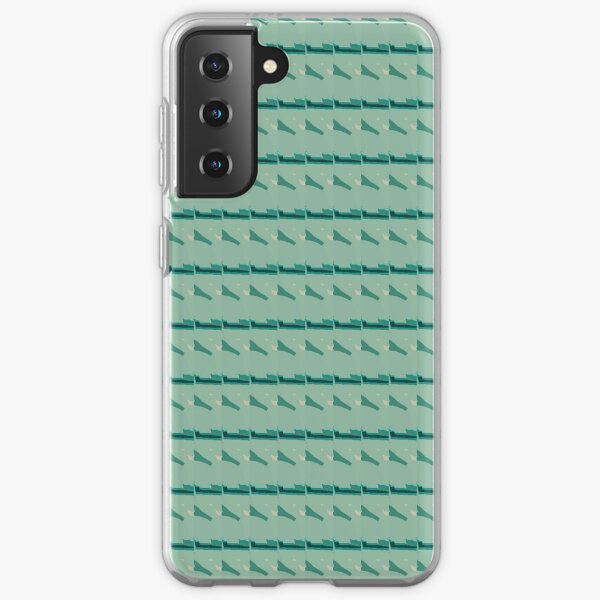Blue abstract art Samsung Galaxy Soft Case
