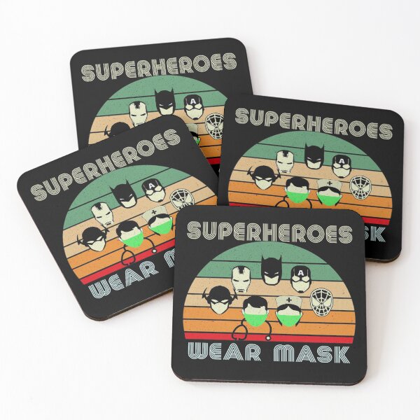 Item preview, Superheroes Wear Mask, Vintage Design designed and sold by Poloy.