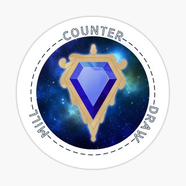 Item preview, Sapphire Gemstone Mox Keywords designed and sold by BeardedSpaghet.