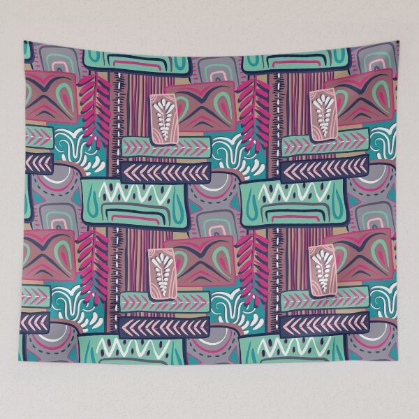 Item preview, Purple African Pattern designed and sold by urbanattitudeco.