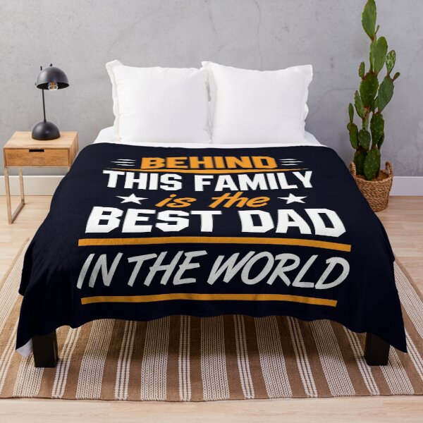 Item preview, Behind this family is the best Dad in the World designed and sold by wazoosi.