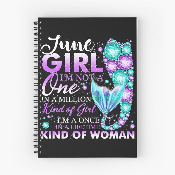 Item preview, June Girl T Shirt Mermaid Birthday Girl Gifts designed and sold by UriahKoch.