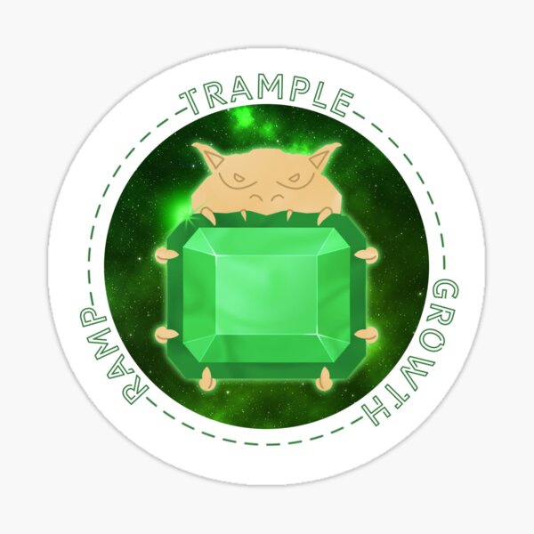 Item preview, Emerald Gemstone Mox Keywords designed and sold by BeardedSpaghet.