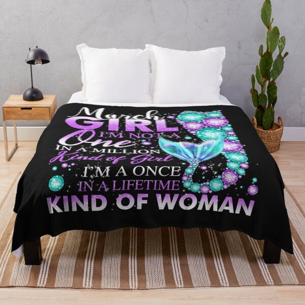 Item preview, March Girl T Shirt Mermaid Birthday Girl Gifts designed and sold by UriahKoch.