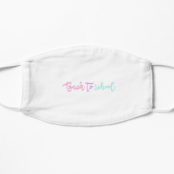 Back to school Flat Mask