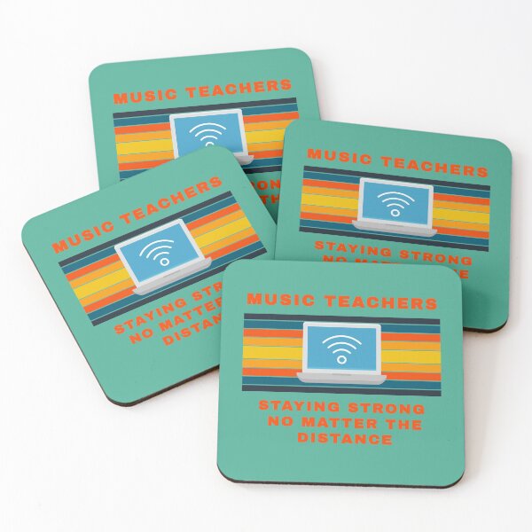 Item preview, Music Teachers Staying Strong No Matter the Distance designed and sold by WordsmithNerd.
