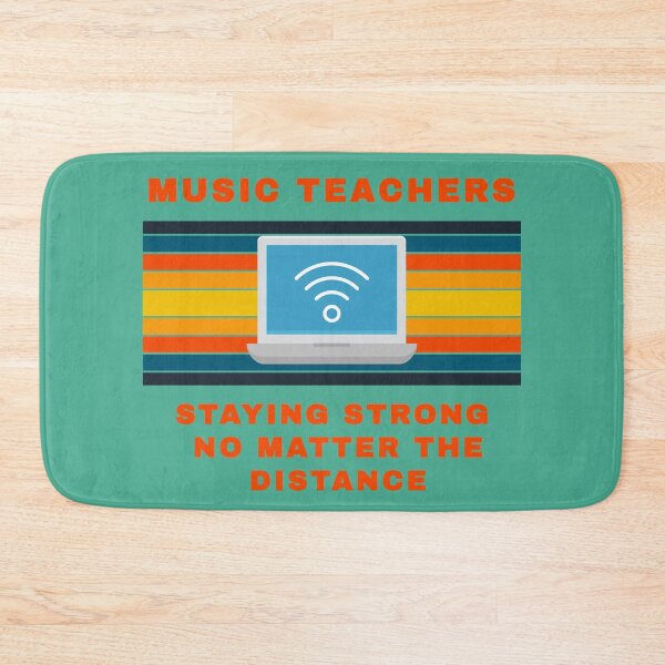 Item preview, Music Teachers Staying Strong No Matter the Distance designed and sold by WordsmithNerd.