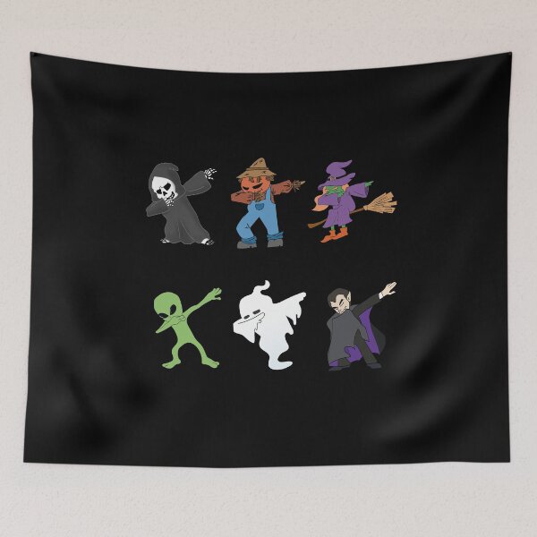 Item preview, Dabbing Monsters  Witch and Scarecrow  Halloween Kids Gift designed and sold by Rzelemenz.