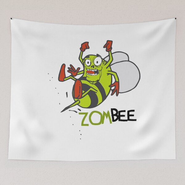Item preview, Halloween zombie bee attack stings designed and sold by tarek25.