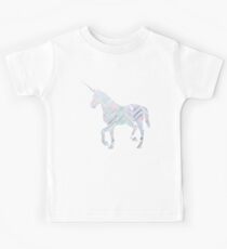 Pastel Fantasy Unicorn Kinder T-Shirt