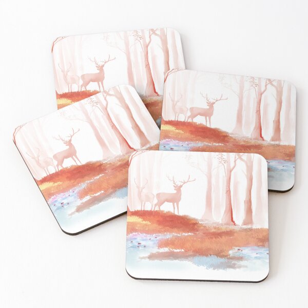 Item preview, Pastel Nature Animals Deer designed and sold by Memituss.
