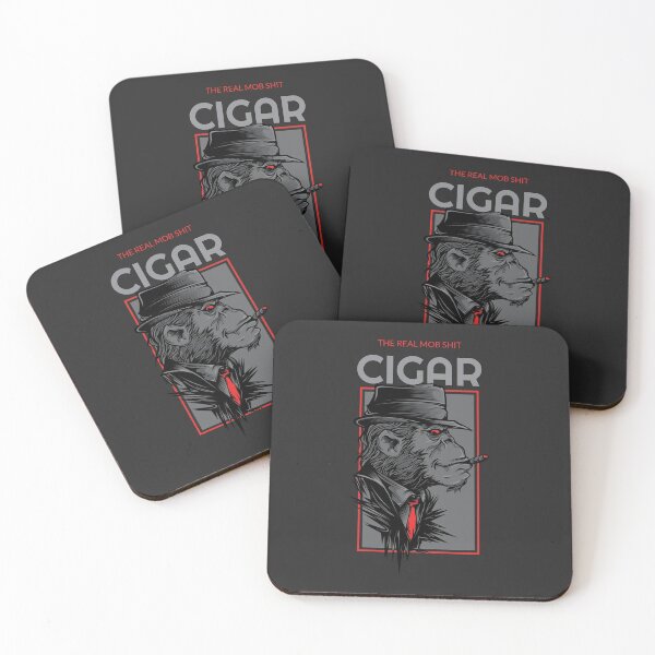 Item preview, Funny Cigar Smoker Tshirt The Real Mob Shit Gift designed and sold by benarik.