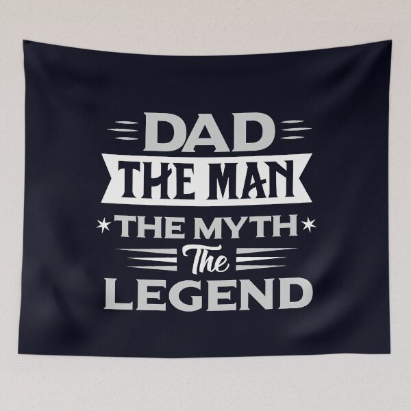 Item preview, Dad - The man, the myth, the legend designed and sold by wazoosi.
