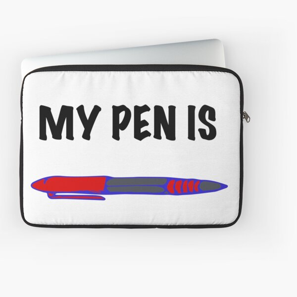 Pen ambiguous funny saying My Pen is bigger than yours Mask by tarek25