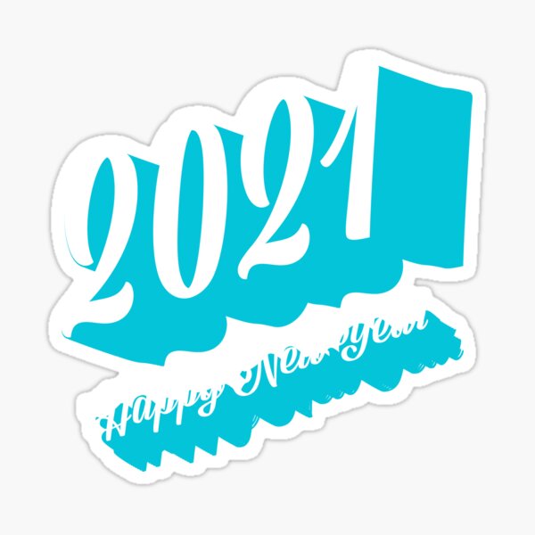 Item preview, 2021 happy new year lettering designed and sold by DaryaGeft.
