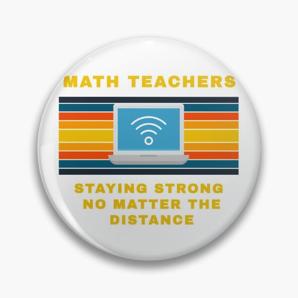 Item preview, Math Teachers Staying Strong No Matter the Distance designed and sold by WordsmithNerd.