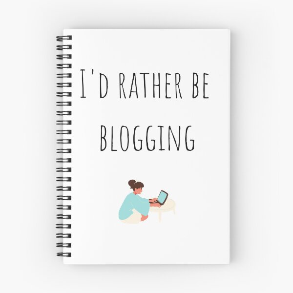 Item preview, I'd Rather Be Blogging designed and sold by hedgedesign.