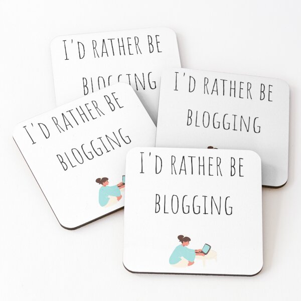 Item preview, I'd Rather Be Blogging designed and sold by hedgedesign.