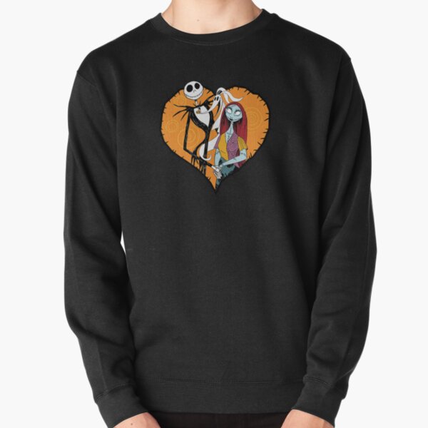 Jack Skellington Heart Nightmare Before Christmas Pullover Sweatshirt