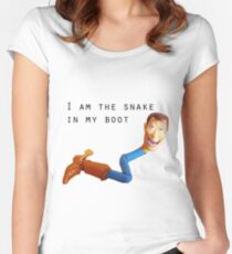 I;m the snake in my boot Women's Fitted Scoop T-Shirt