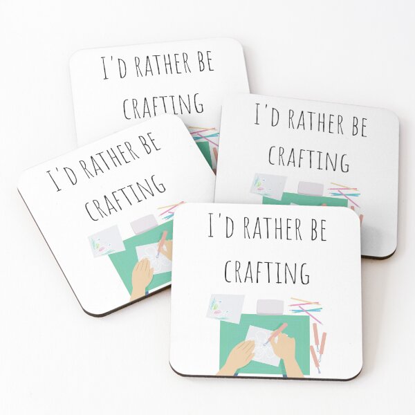 Item preview, I'd rather be crafting designed and sold by hedgedesign.