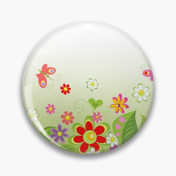 Item preview, springtime Abstract multi Colored Beautiful floral and butterflies  designed and sold by mashmosh.
