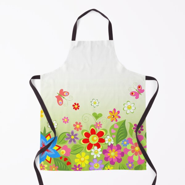Item preview, springtime Abstract multi Colored Beautiful floral and butterflies designed and sold by mashmosh.