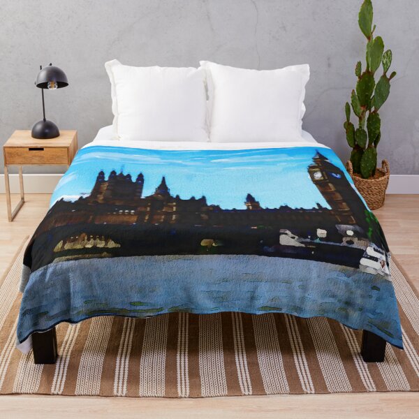 Artikelvorschau, Big Ben, Houses of Parliament Aquarelleffektlandschaft entworfen und verkauft von Gerald Waters.