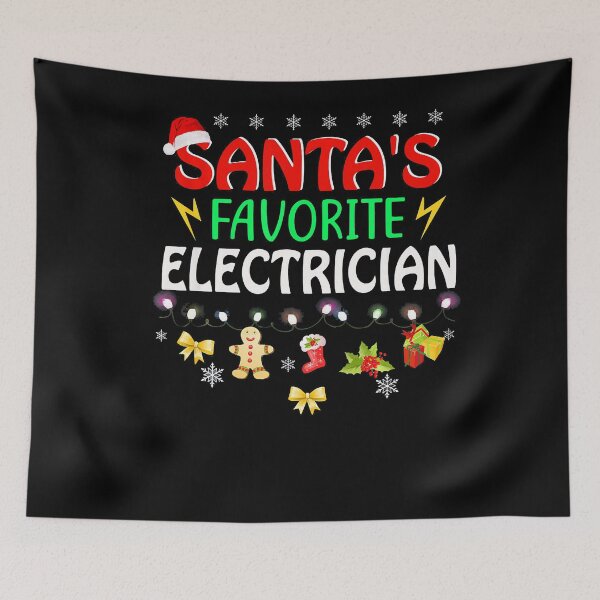 Artikelvorschau, Santas Lieblings Elektriker Lustige Weihnachten Weihnachten Lichter Hut entworfen und verkauft von Linanaessens.