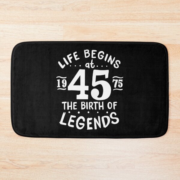 Item preview, 45th Birthday Life Begins At 45, Legends Born 1975 designed and sold by haselshirt.