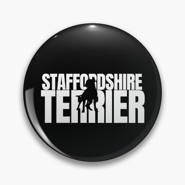 Artikelvorschau, Staffordshire Terrier - Silhouette entworfen und verkauft von Beyond Words.