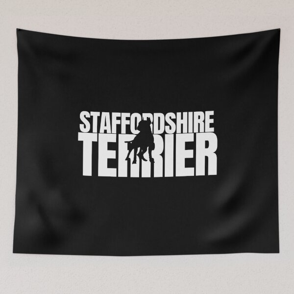 Artikelvorschau, Staffordshire Terrier - Silhouette entworfen und verkauft von Beyond Words.