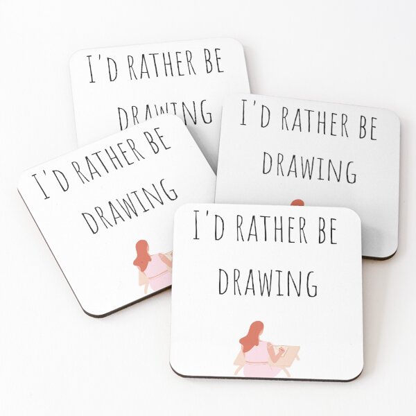 Item preview, I'd rather be drawing designed and sold by hedgedesign.
