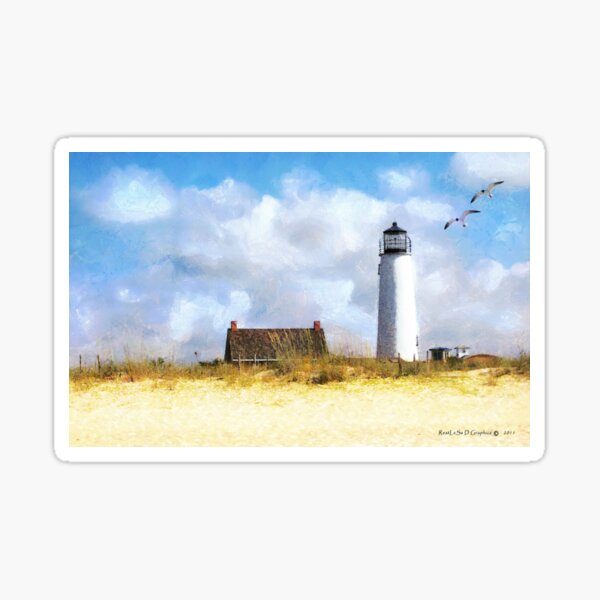 St. George Island Lighthouse Sticker